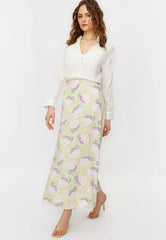 Printed Maxi Skirt