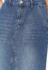 Denim Midi Skirt