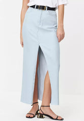 Denim Maxi Skirt