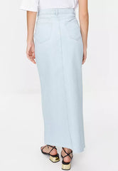 Denim Maxi Skirt
