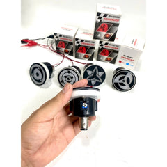 Sharingan rotating Led face mounted on taillights, cross-eye ball lights, Demi, Xinnhan mounted on all car models -By Sea Courier Method 🚢📦