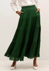 FSC Rayon Tiered Frill Skirt