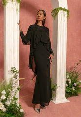 RECYCLED CHIFFON FLARE KURUNG MODERN