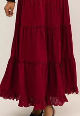 FSC Rayon Tiered Frill Skirt