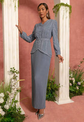 RECYCLED CHIFFON ZELIE KURUNG SET