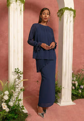 RECYCLED CHIFFON ZYA KURUNG SET