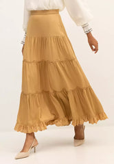FSC Rayon Tiered Frill Skirt