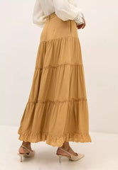 FSC Rayon Tiered Frill Skirt