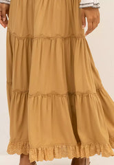 FSC Rayon Tiered Frill Skirt