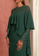 RECYCLED CHIFFON FLARE KURUNG MODERN