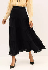 FSC Rayon Tiered Frill Skirt