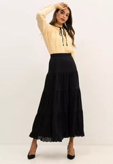 FSC Rayon Tiered Frill Skirt