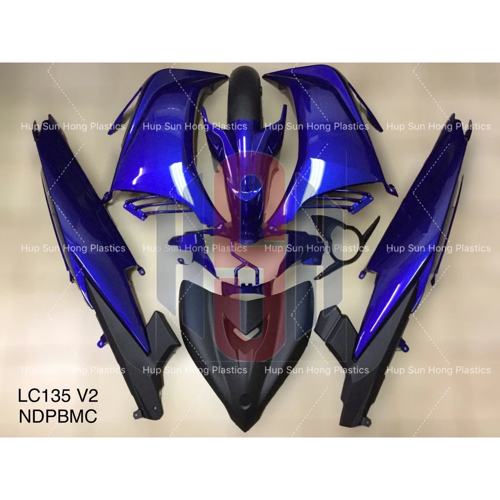 YAMAHA 135LC V2 V3 V4 V5 V6 Clutch 5s LC Full Body Cover Set Coverset Bodyset Kaver LCV2 LCV3 LCV4 LC135 -By Sea Courier Method 🚢📦