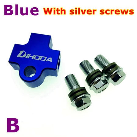 Universal Motorcycle Modified Hydraulic Brake Hose Line CNC Pipe Tee Connector Tee Coupling Tee Fitting 3 way Adapter -By Sea Courier Method 🚢📦