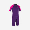 100 kid's 1.5 mm neoprene blue Shorty Surfing wetsuit