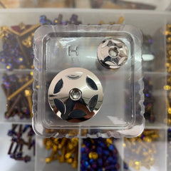 DHC- CAP MAGNET CNC WAVE 125 HENG ORIGINAL 🇹🇭✨ STAINLESS STELL CAP MAGNET WAVE 125R 125S 125X -By Sea Courier Method 🚢📦