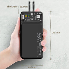 V380 PRO PD66W Power Banks outdoors portable power source Super large capacity charging station Fast charging 12000mah 25000mah 30000mah -By Sea Courier Method🚢