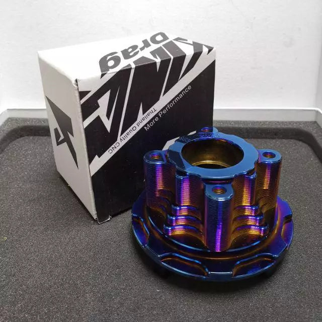 2024 King Drag V1 Sprocket Hub EXCITER 150 Y15ZR LC135 5s SPROCKET HUB CNC ALLOY Wave pattern Corak gelombang -By Sea Courier Method 🚢📦