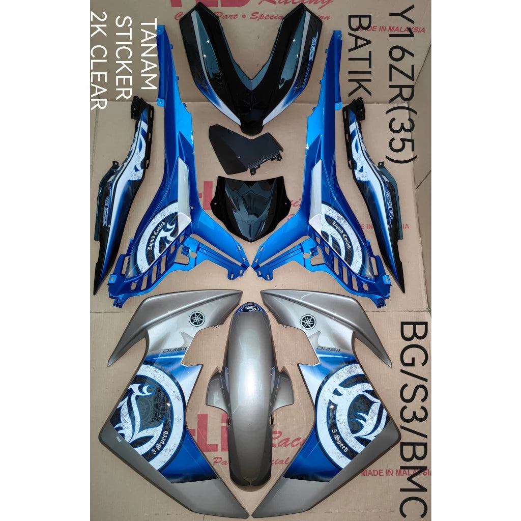COVERSET YAMAHA Y16ZR HAYABUSA V1 / V2 ABS -By Sea Courier Method 🚢📦
