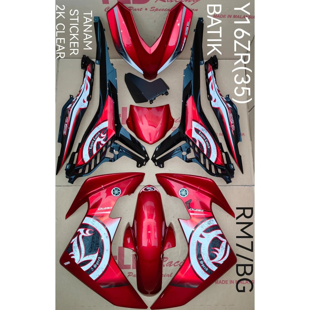 COVERSET YAMAHA Y16ZR HAYABUSA V1 / V2 ABS -By Sea Courier Method 🚢📦