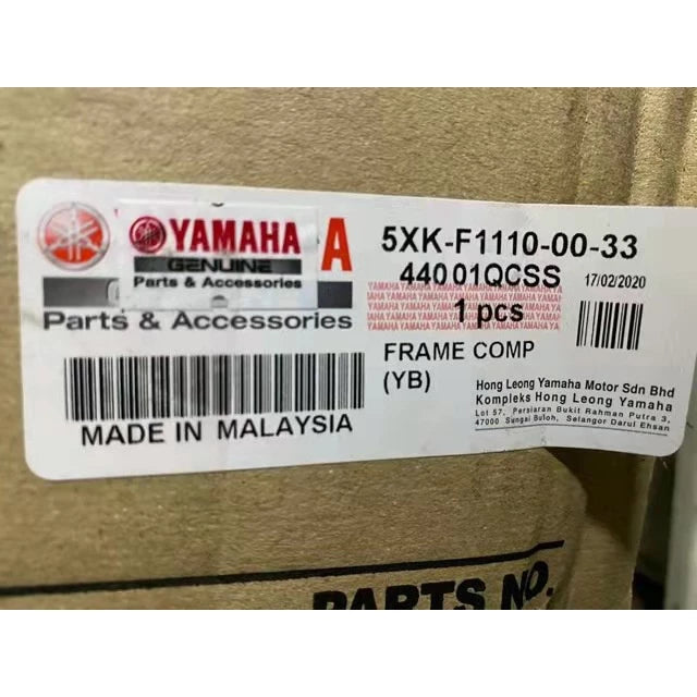 100% ORIGINAL HLY YAMAHA Y15ZR V1 V2 Y125Z Y125ZR LC135 55C 55D SRL115 Y100 EX5 BINGKAI BODY FRAME CASING BODY CHASIS -By Sea Courier Method 🚢📦