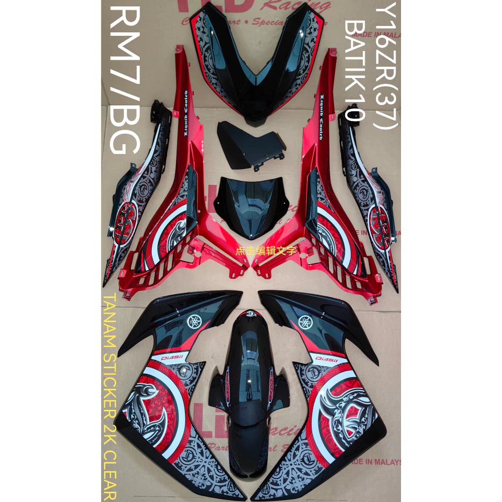 COVERSET YAMAHA Y16ZR HAYABUSA V1 / V2 ABS -By Sea Courier Method 🚢📦