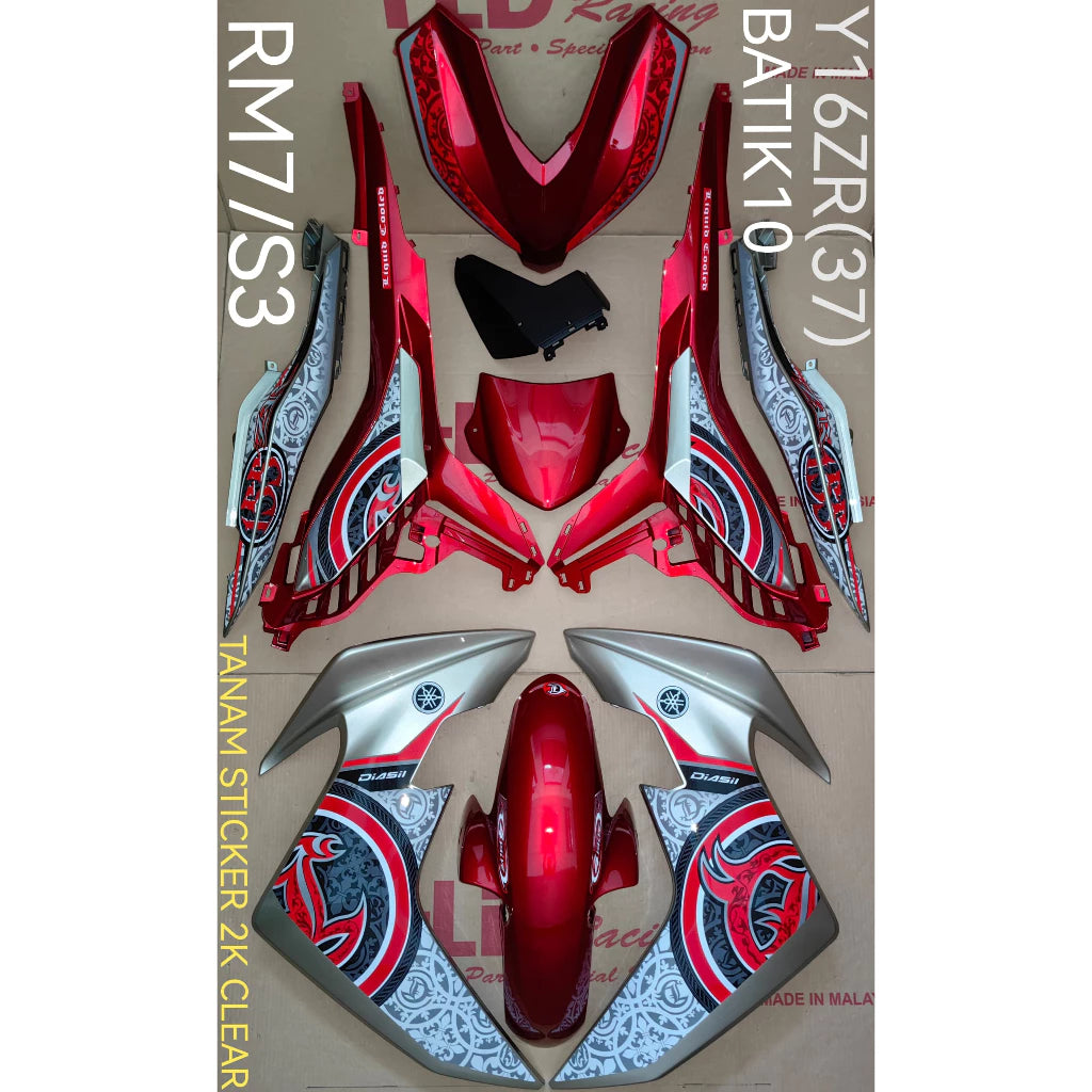 COVERSET YAMAHA Y16ZR HAYABUSA V1 / V2 ABS -By Sea Courier Method 🚢📦