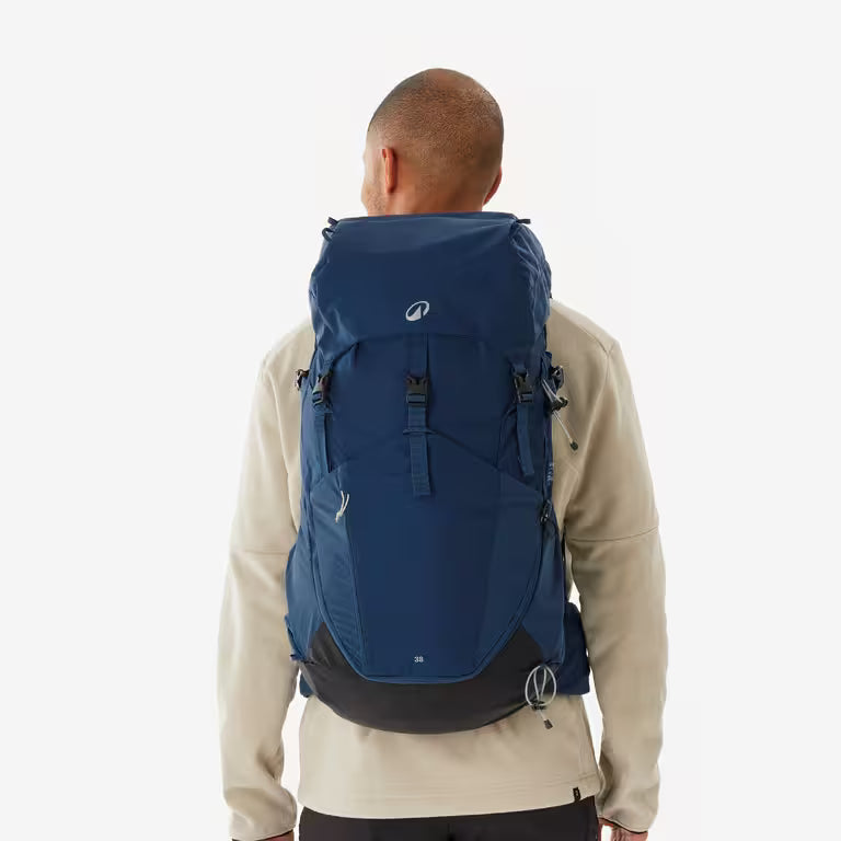 38 L hiking backpack MH500 blue
