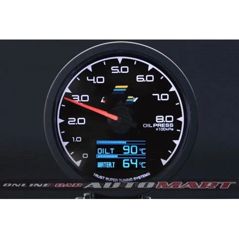 Brand G Meter Water Temp Multi D/A Dauge 7 Colour Display Universal Fit + Battery Volts -By Sea Courier Method 🚢📦