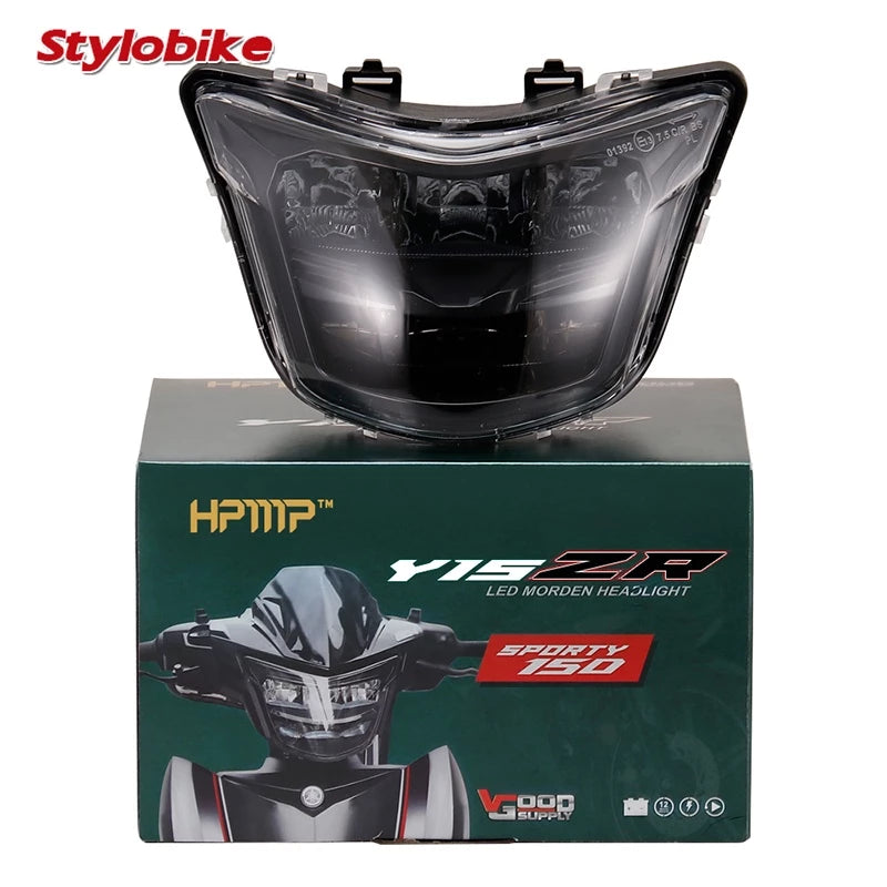 HPMP LC150 Y15 Y15ZR Y15 V1 LAMPU LED EXCITER 150 LED HEAD LAMP LC LAMPU VISS HEADLAMP SMOKE LAMPU DEPAN YAMAHA -By Sea Courier Method 🚢📦