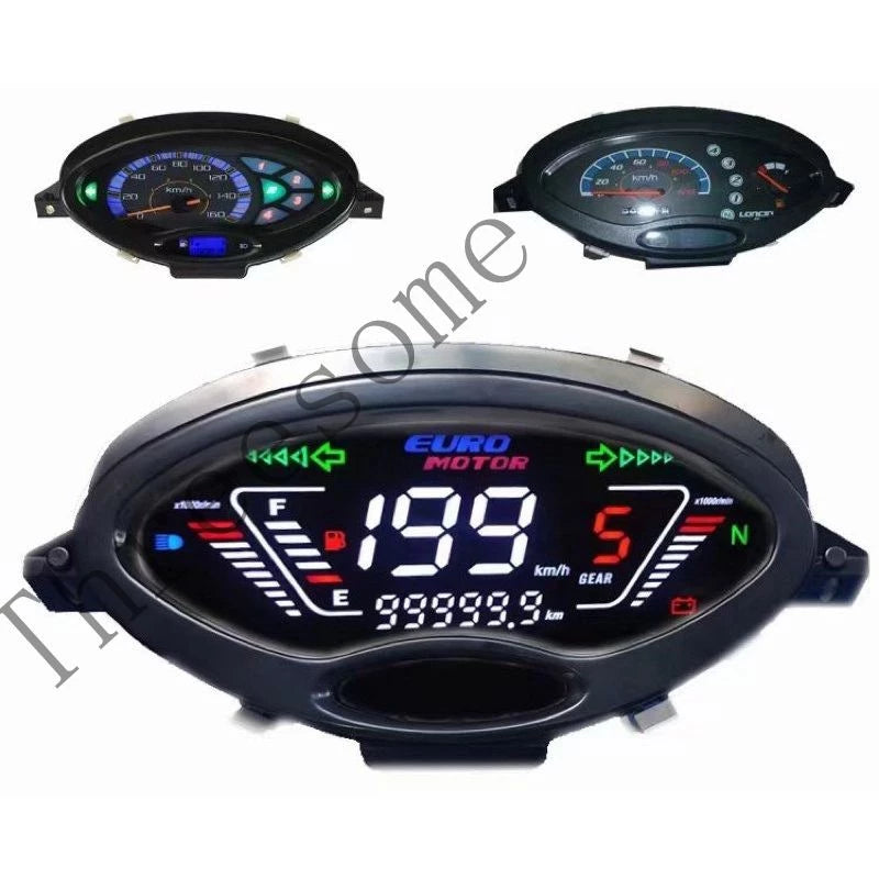 For Honda Wave125r Charisma 125 X & D Wave125S DIGITAL METER Motorcycle Speedometer Full LCD meter Assy -By Sea Courier Method 🚢📦