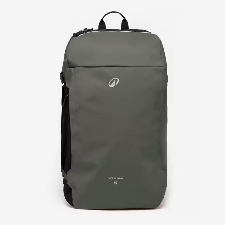 40 L travel backpack, Travel 500 Organiser - Green