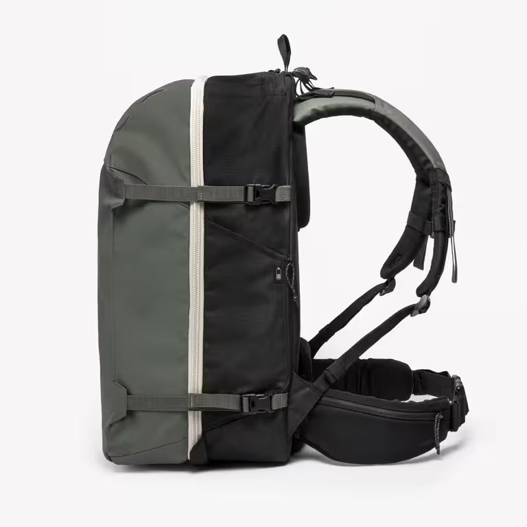 40 L travel backpack, Travel 500 Organiser - Green