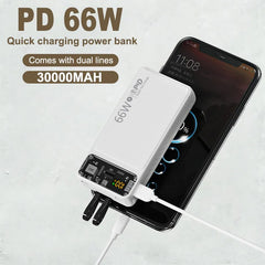 V380 PRO PD66W Power Banks outdoors portable power source Super large capacity charging station Fast charging 12000mah 25000mah 30000mah -By Sea Courier Method🚢