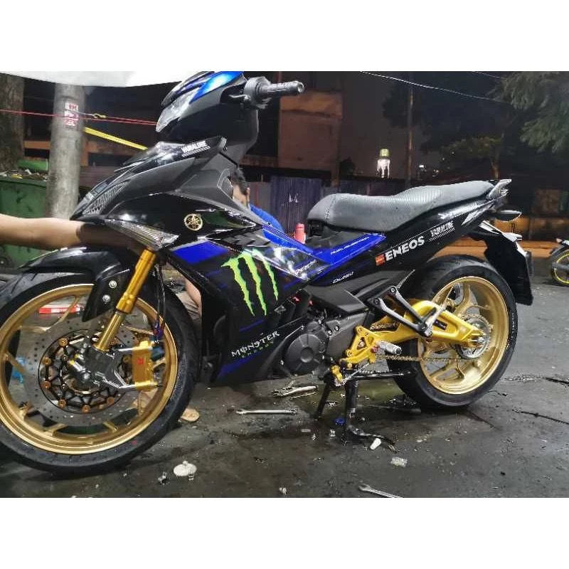 Yamaha Y15ZR / NVX Combo Double Disc VS02 Package Set With Sport Rim Y15 Y16ZR RAPIDO CALIPER V7 V2 DISC PLATE USD FORK -By Sea Courier Method 🚢📦