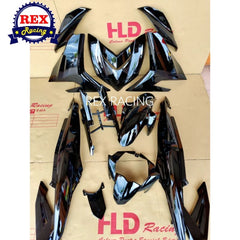 Y15ZR HLD PLAIN COVERSET KOSONG [ BLACK HITAM ] V1 & V2 -By Sea Courier Method 🚢📦