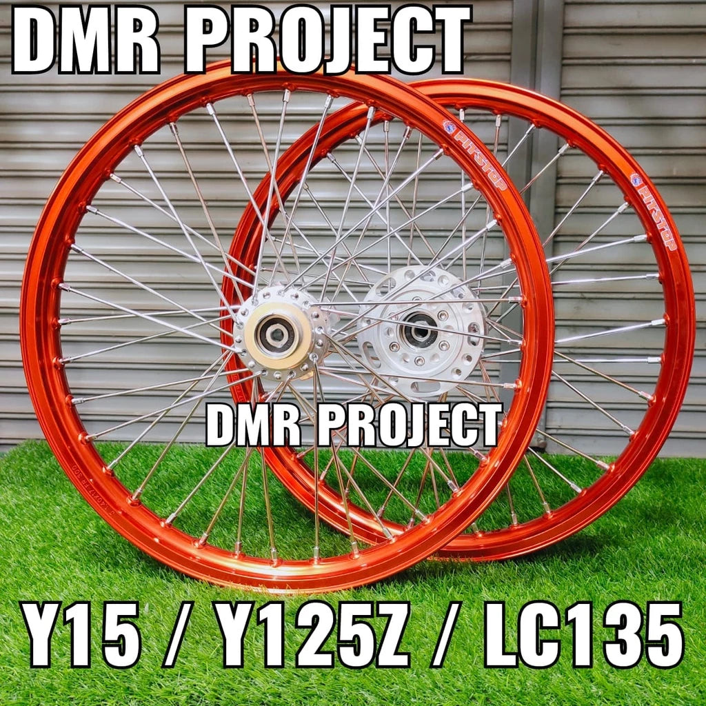 DHC- ALLOY RIM Y15/LC5S/Y125Z/LC135 1.40x17 HUB ALLOY HUB SPRINT COMPLATE SET (BELAKANG DISC) AS33/STRONGER CHARTER -By Sea Courier Method 🚢📦