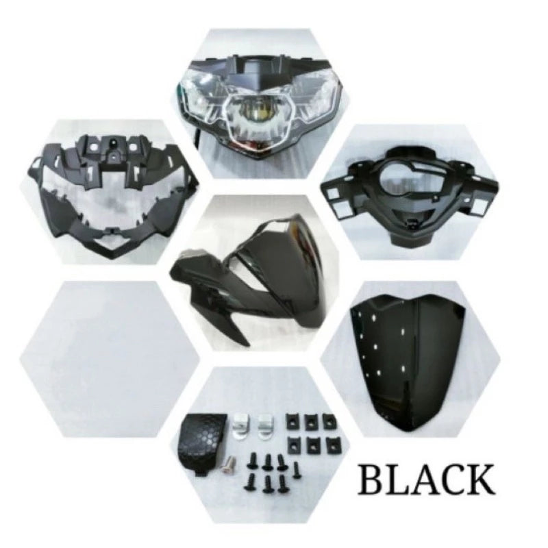DHC- Y15ZR CONVERT SET Y15ZR V1 CONVERT TO V2 SMOKE HEAD LAMP COMPLETE SET HANDLE COVER HEAD LAMP COVER -By Sea Courier Method 🚢📦
