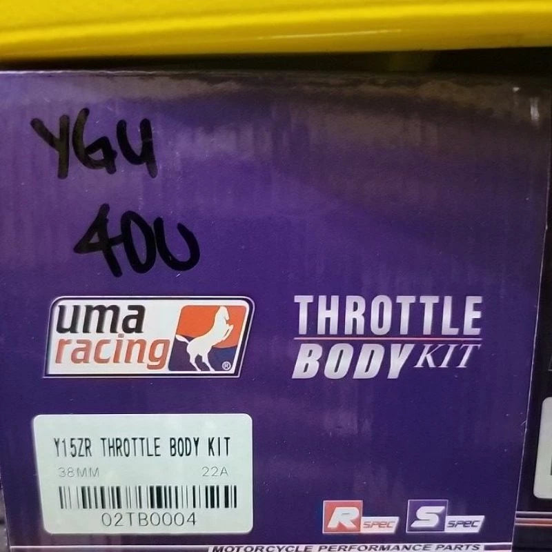 UMA THROTTLE BODY KIT( UMA RACING ) (Y15ZR) 32MM 34MM 36MM 38MM 40MM 42MM Y15 Y15Z -By Sea Courier Method 🚢📦