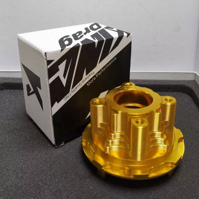 2024 King Drag V1 Sprocket Hub EXCITER 150 Y15ZR LC135 5s SPROCKET HUB CNC ALLOY Wave pattern Corak gelombang -By Sea Courier Method 🚢📦