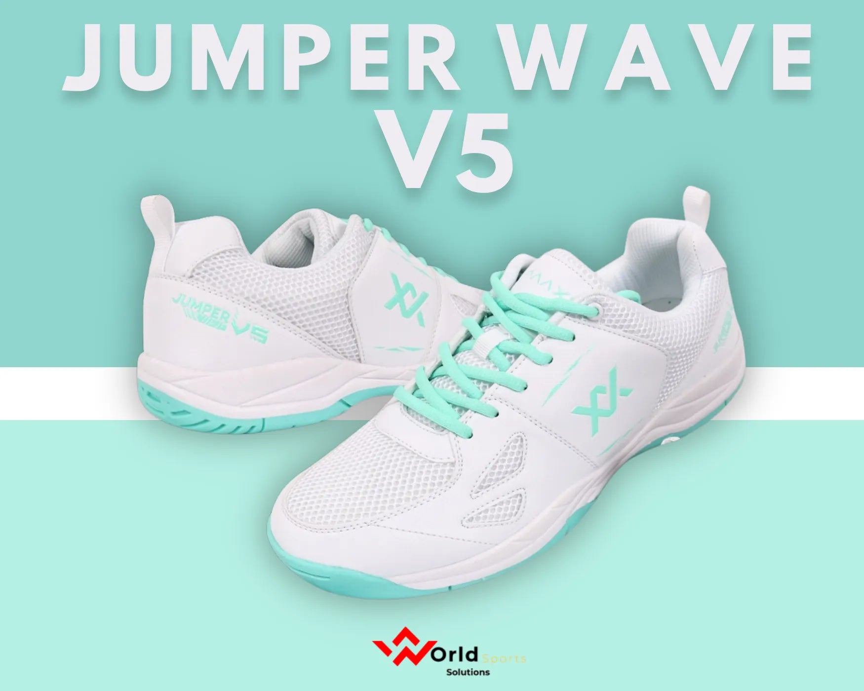 MAXX Badminton Shoes JUMPER WAVE V5 100% original -By Sea Courier Method🚢