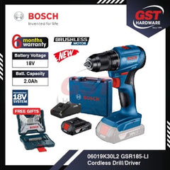 Bosch Cordless Drill/Screwdriver GSR185-LI (18V) Professional Drill Bosch Bosch 18V Cordless Drill Power Tools -By Sea Courier Method 🚢📦