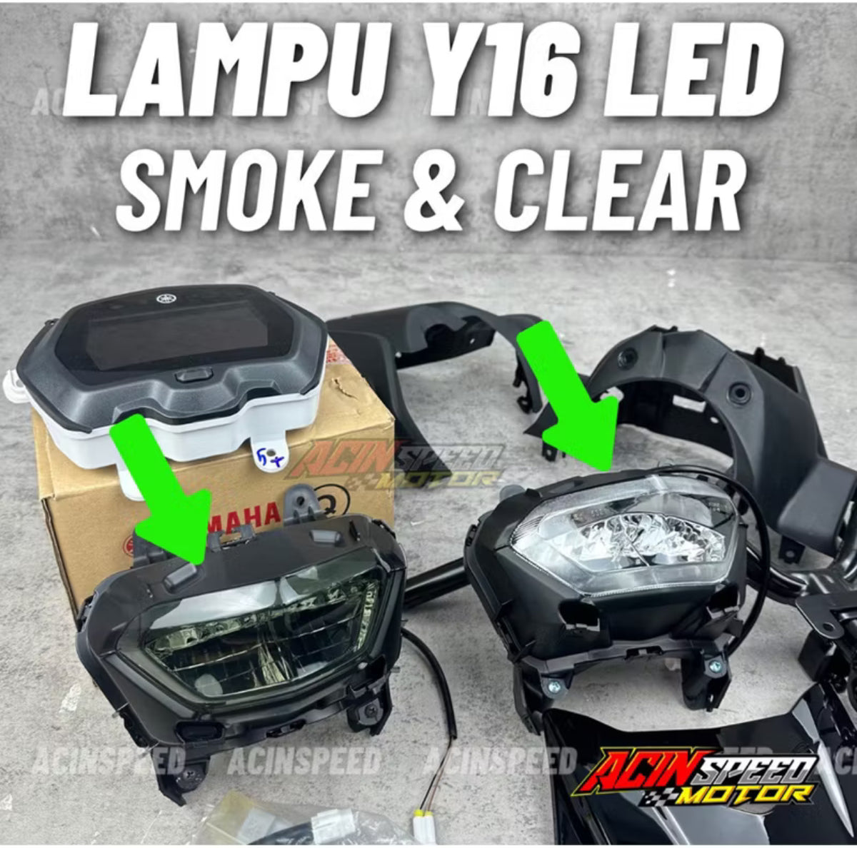 YAMAHA Y15 CONVERT Y16ZR KEPALA / Y15 V1 V2 CONVERT KEPALA Y16/ CONVERT kepala set y16 -By Sea Courier Method 🚢📦