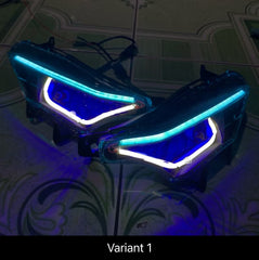 Supra 125 custom eyebrow turn signal lights, ready to install, free stickers -By Sea Courier Method 🚢📦