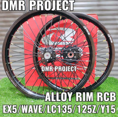DHC- ALLOY RIM RCB LC135 / Y125Z / Y15 1.40X17 1.60X17 HUB ALLOY RIM ALLOY RCB HUB SPRINT DISC ALOY RACING BOY -By Sea Courier Method 🚢📦