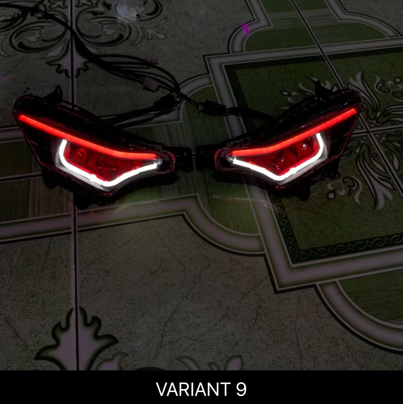 Supra 125 custom eyebrow turn signal lights, ready to install, free stickers -By Sea Courier Method 🚢📦