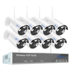 MOVOLS Wireless CCTV System 8CH 1080P Tuya NVR Kit