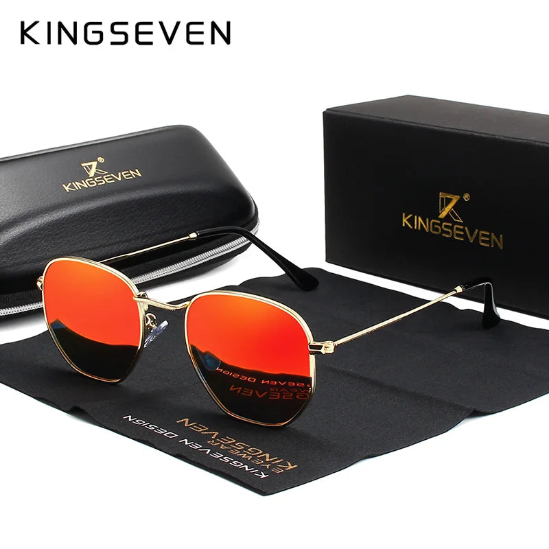 KINGSEVEN 2023 Polarized Round Sunglasses Dhivehi Cart