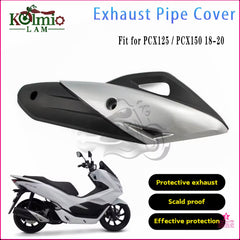 [gu141] Fit Voor Honda 2018 - 2020 PCX125 PCX150 Motorfiets Accessoires Uitlaatpijp Cover Cowl Protector Pcx 125 150 2019 -By Sea Courier Method 🚢📦
