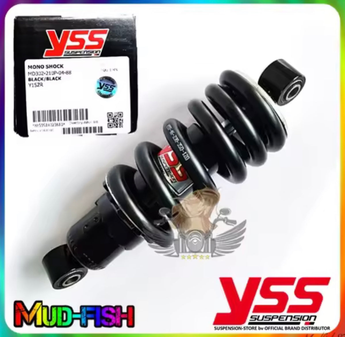 YSS YAMAHA LC135 205MM | Y15ZR 210MM MONOSHOCK ABSORBER BLACK | YELLOW | RED (ADJUSTABLE) -By Sea Courier Method 🚢📦